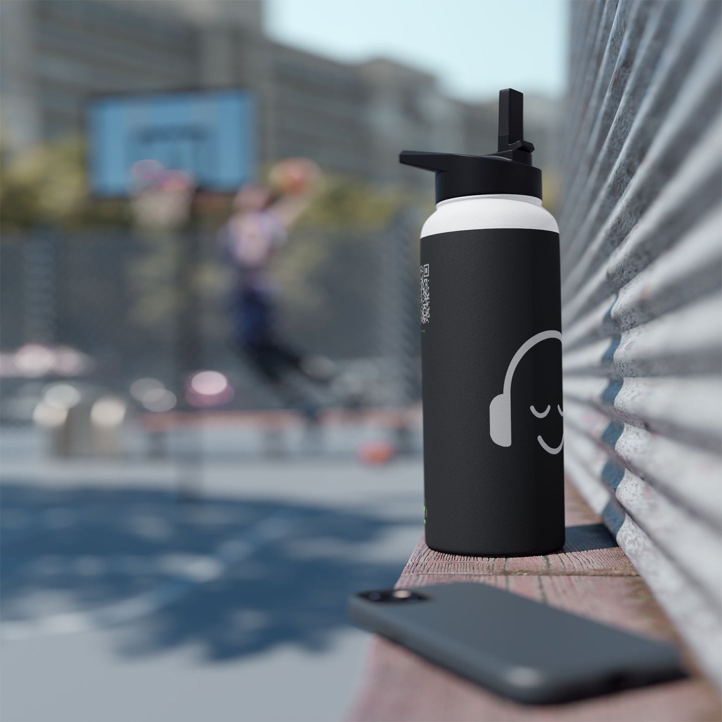 ZE | COZY – Interactive Stainless Steel Bottle with Spotify QR Code