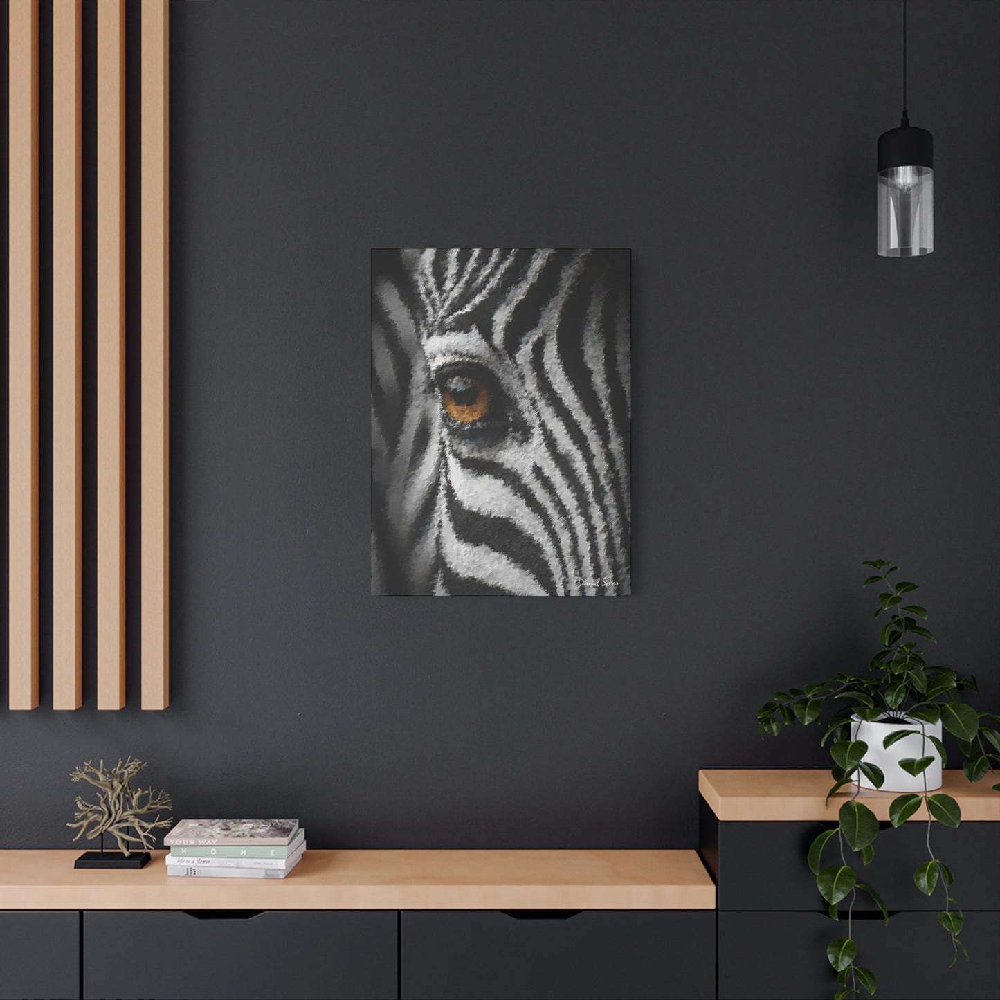 The Amber Gaze (Matte Canvas, Stretched, 1.25")