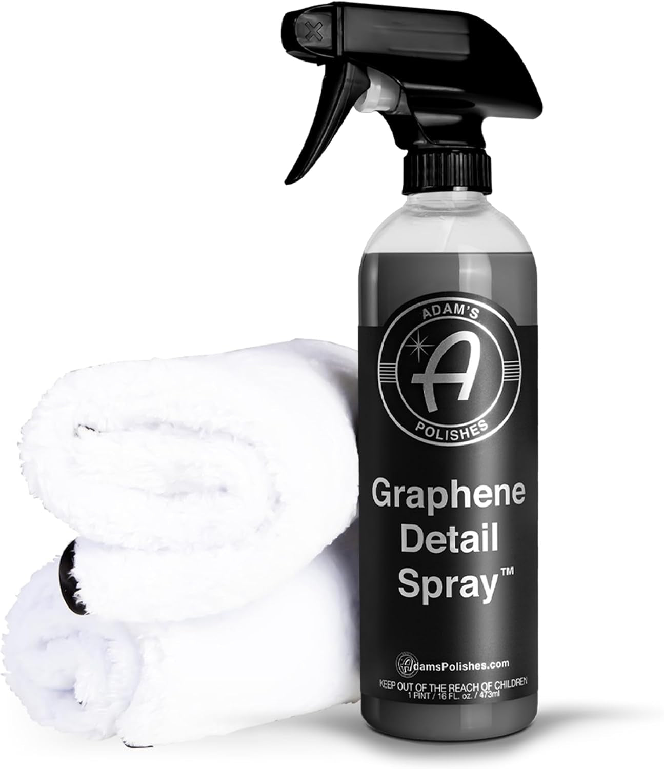 Graphene Detail Spray (16 Fl Oz) - Extend Protection of Waxes, Sealants, & Coatings | Waterless Detailer for Car Detailing | Clay Bar, Drying Aid, Add Ceramic Graphene Protection