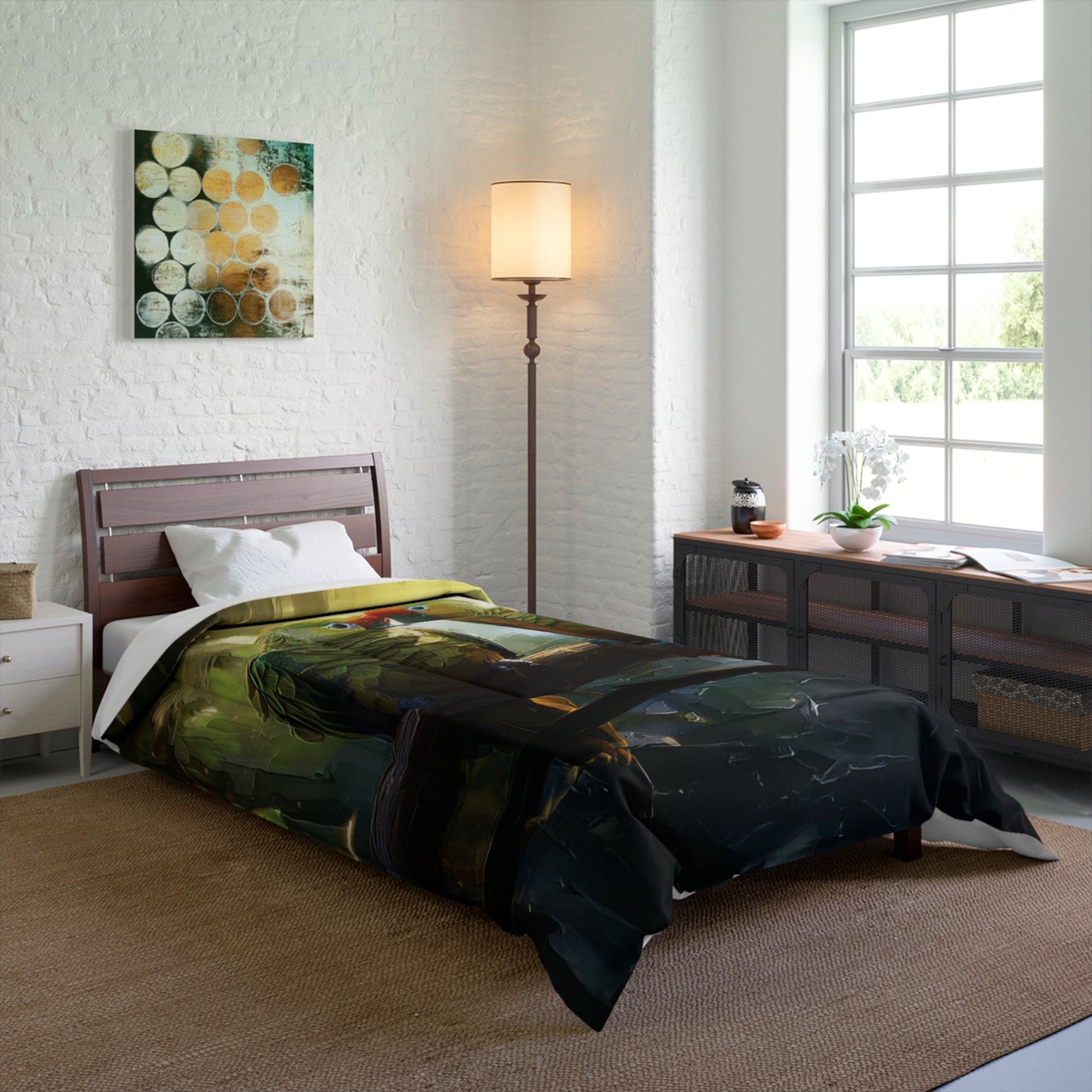 Whispers in the Canopy Comforter