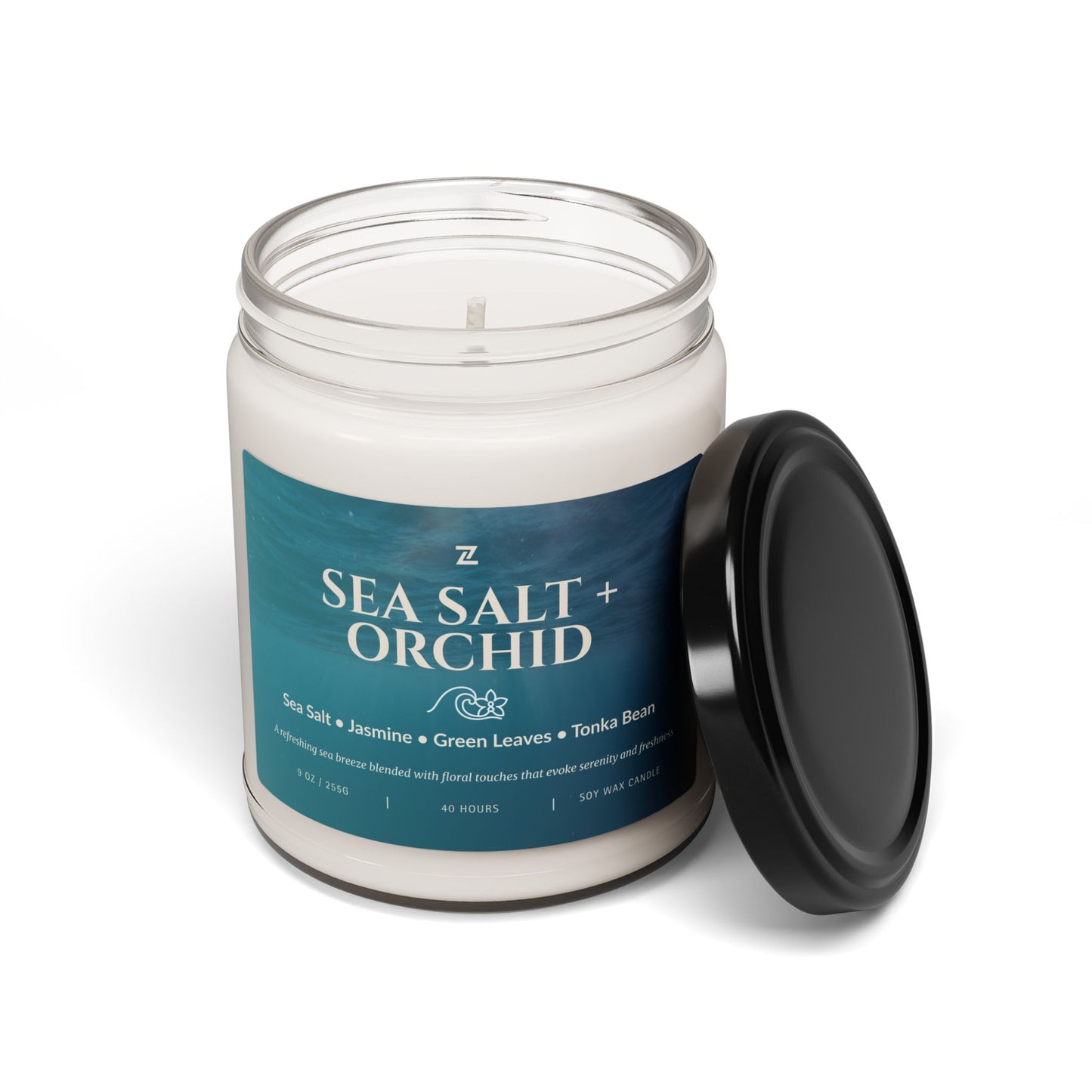 Scented Soy Wax Candle – 9oz Glass Jar