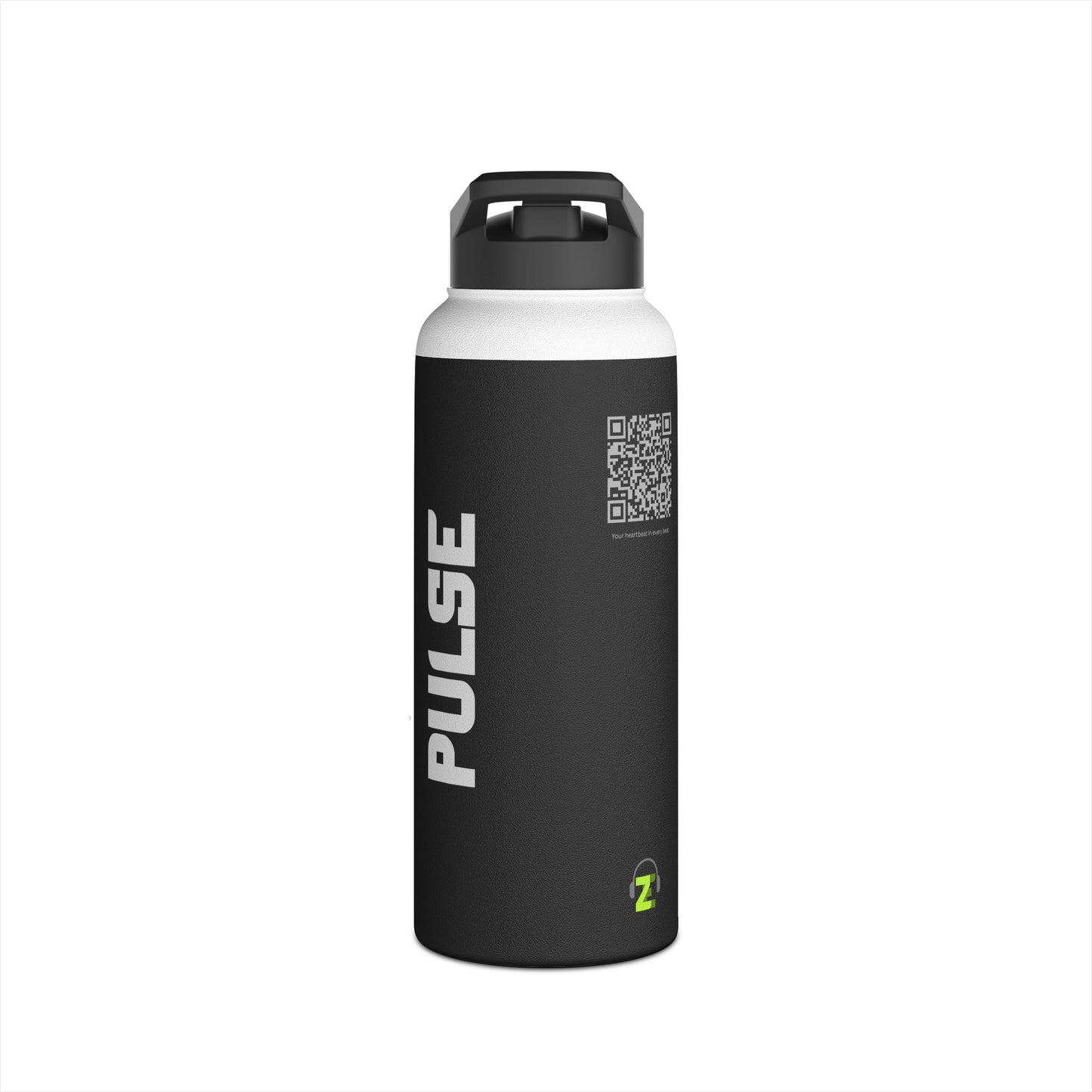 ZE | PULSE – Interactive Stainless Steel Bottle with Spotify QR Code