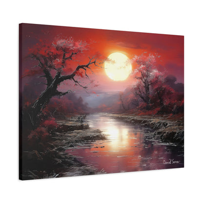 Crimson Serenity (Matte Canvas, Stretched, 1.25")