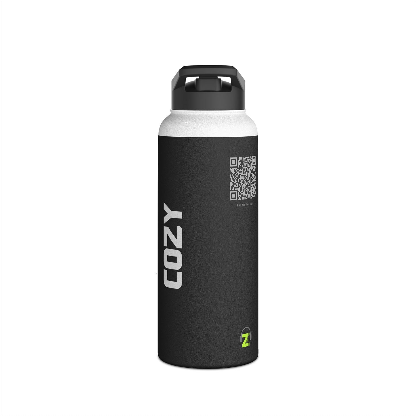 ZE | COZY – Interactive Stainless Steel Bottle with Spotify QR Code