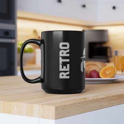 ZE | RETRO – Interactive Ceramic Mug with Spotify QR Code