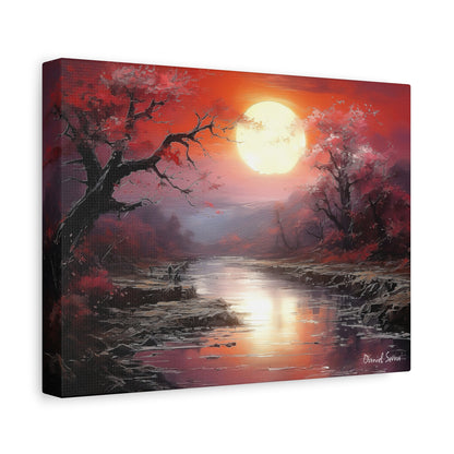 Crimson Serenity (Matte Canvas, Stretched, 1.25")