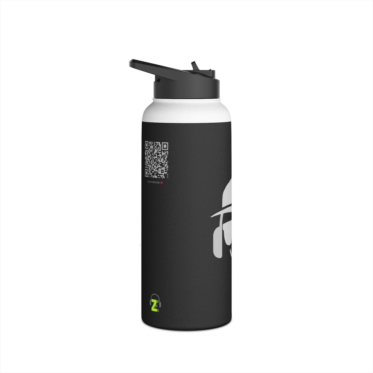 ZE | RETRO – Interactive Stainless Steel Bottle with Spotify QR Code