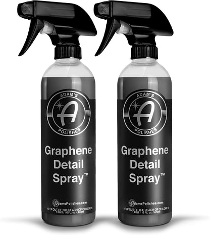Graphene Detail Spray (16 Fl Oz) - Extend Protection of Waxes, Sealants, & Coatings | Waterless Detailer for Car Detailing | Clay Bar, Drying Aid, Add Ceramic Graphene Protection