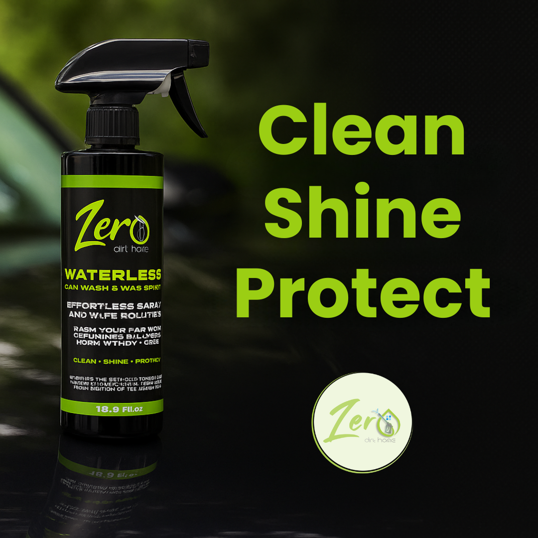 Zero Dirt Home – Waterless Car Wash & Wax Spray (16.9 oz / 500 ml)