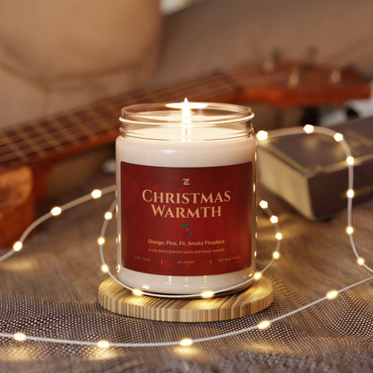 Scented Soy Wax Candle – 9oz Glass Jar