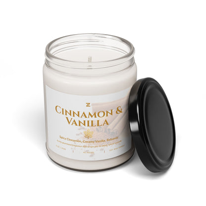 Scented Soy Wax Candle – 9oz Glass Jar