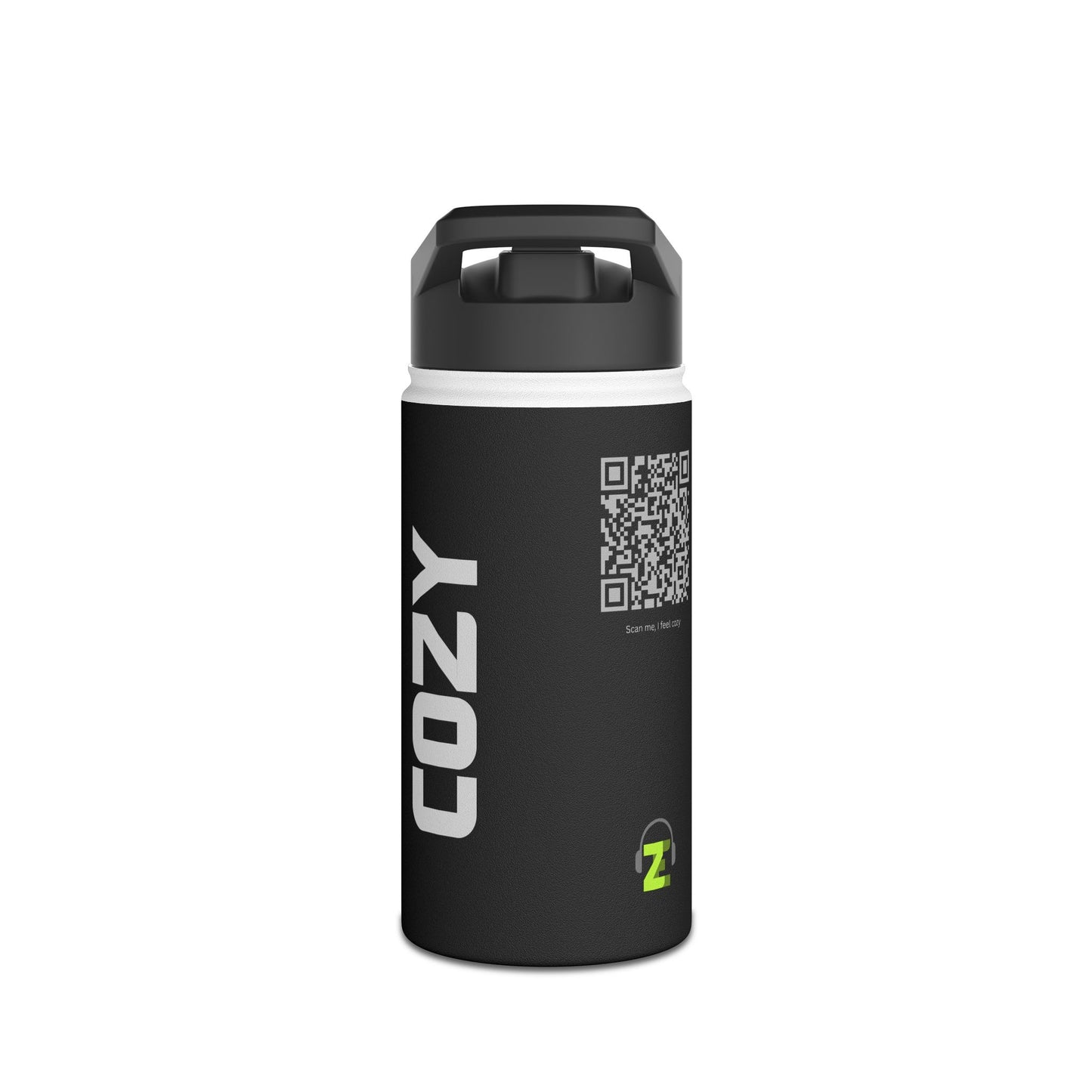 ZE | COZY – Interactive Stainless Steel Bottle with Spotify QR Code