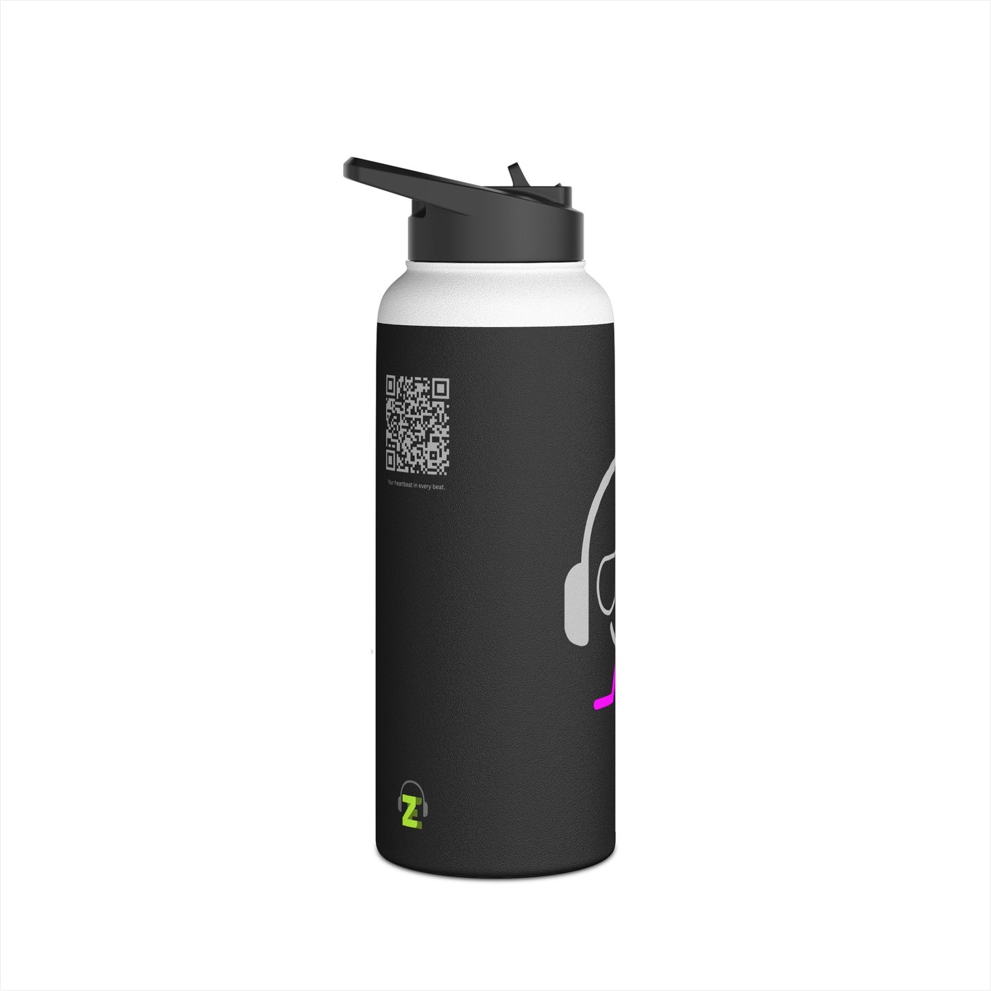 ZE | PULSE – Interactive Stainless Steel Bottle with Spotify QR Code