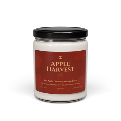 Scented Soy Wax Candle – 9oz Glass Jar