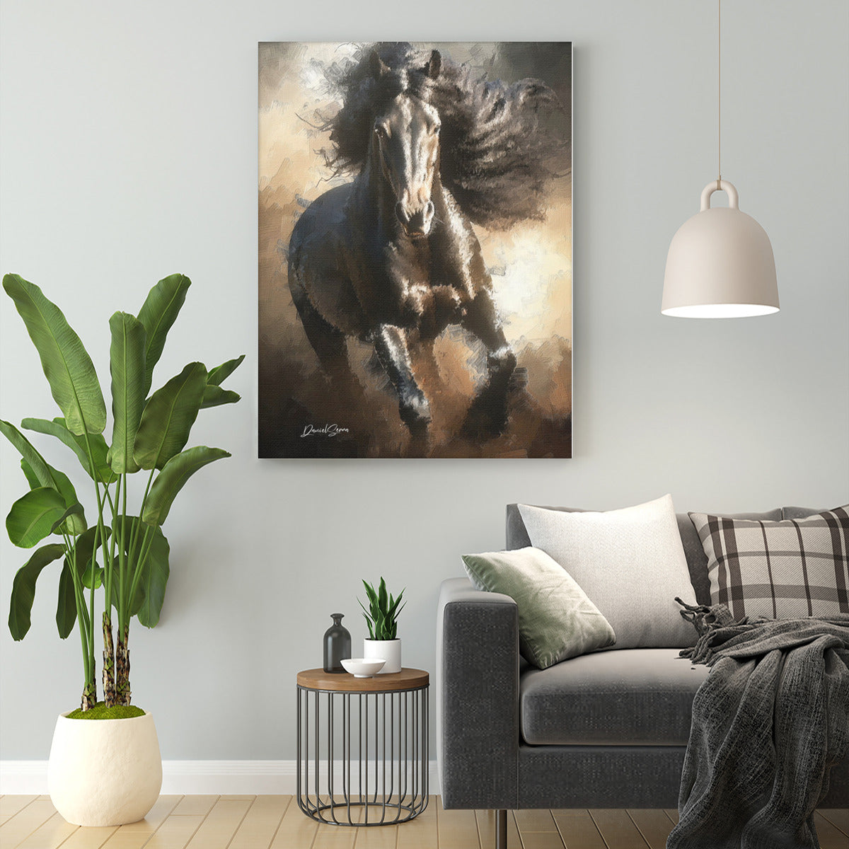 Portrait Canvas Prints - with Hook