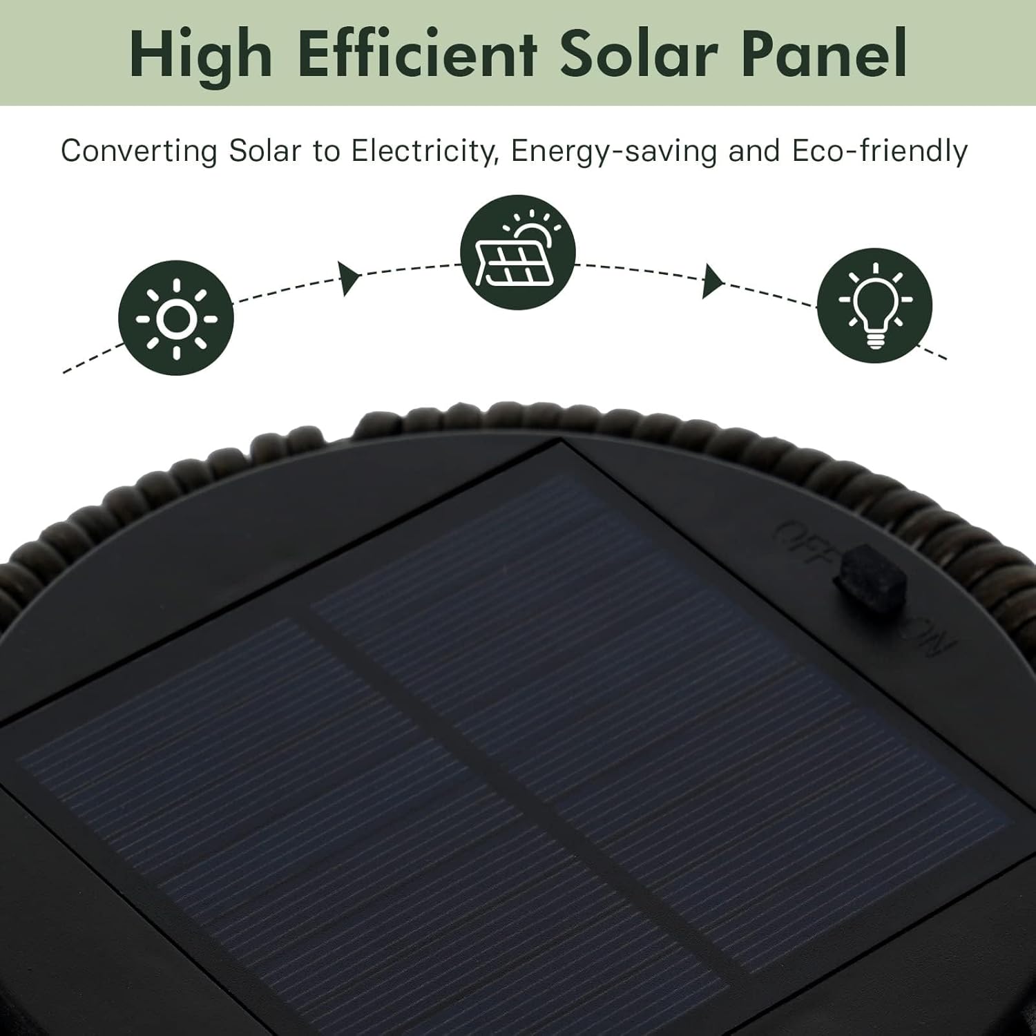 Outdoor Floor Solar Light 2-Pack, Wicker Solar Patio Lamp Waterproof outside Deck Lamp for Porch, Yard, Garden, Lawn Decorations - Dark Brown, Gordes 2 PCS