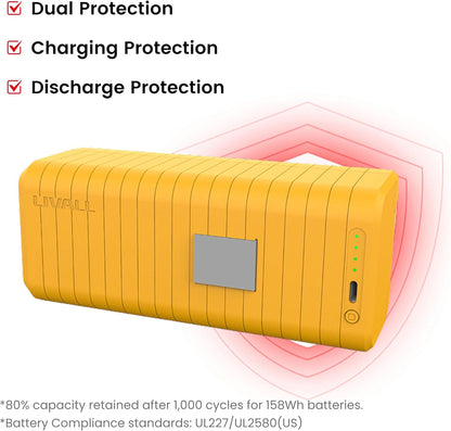 Lite Pikaboost2 E-Bike Assist Kit with 158WH Battery – Pure Assist Function, Easy Installation, DIY Electric Bike Conversion for Mountain/Road Bikes