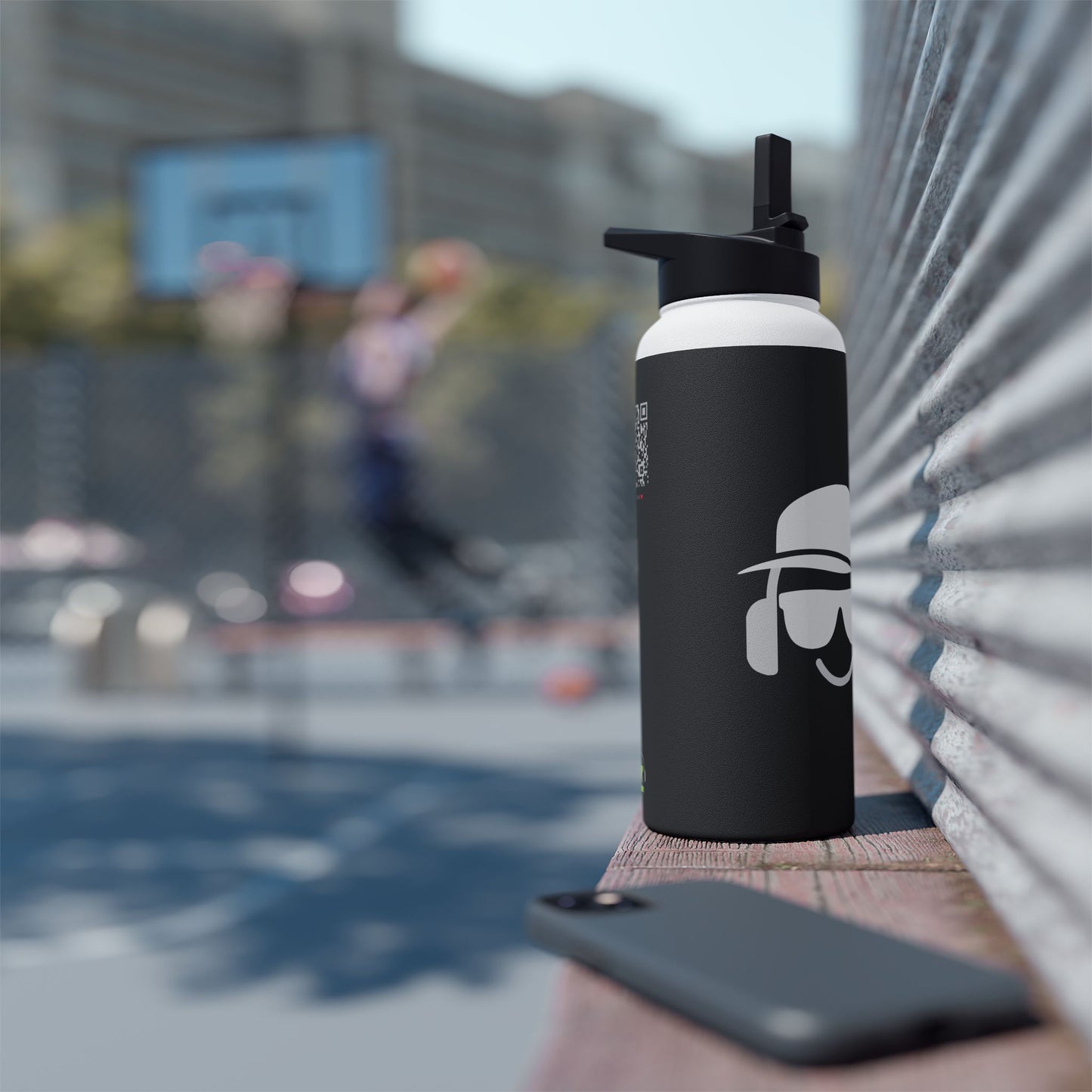ZE | RETRO – Interactive Stainless Steel Bottle with Spotify QR Code