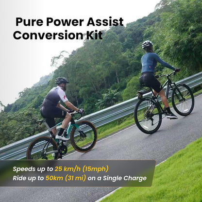 Lite Pikaboost2 E-Bike Assist Kit with 158WH Battery – Pure Assist Function, Easy Installation, DIY Electric Bike Conversion for Mountain/Road Bikes