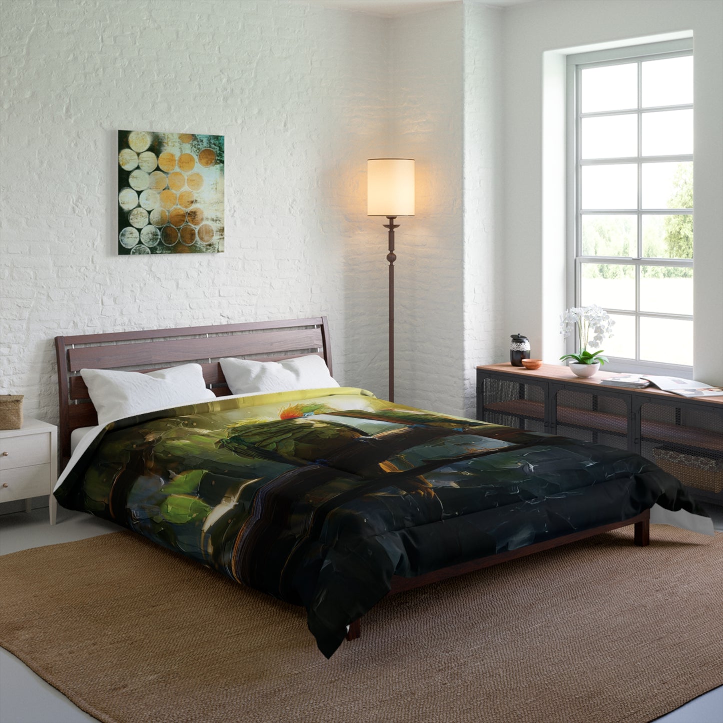 Whispers in the Canopy Comforter