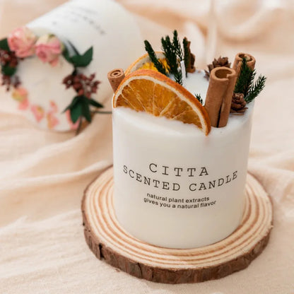 10Cm Soy Wax Scented Candle Romantic Pillar Candle Home Fragrance Decor Wedding Holiday Gift Body Relax Stress Relief Candles
