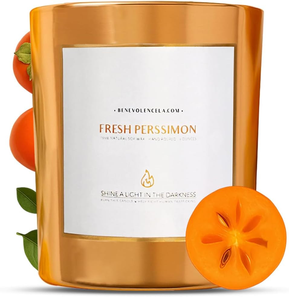 Eucalyptus Orange Wood Wick Candles | Soy Scented Candles for Home | Gifts for Women and Men | Home Fragrance | Aromatherapy | Shelf Decor, Bathroom Freshener | 8Oz, 45 Hour Burn