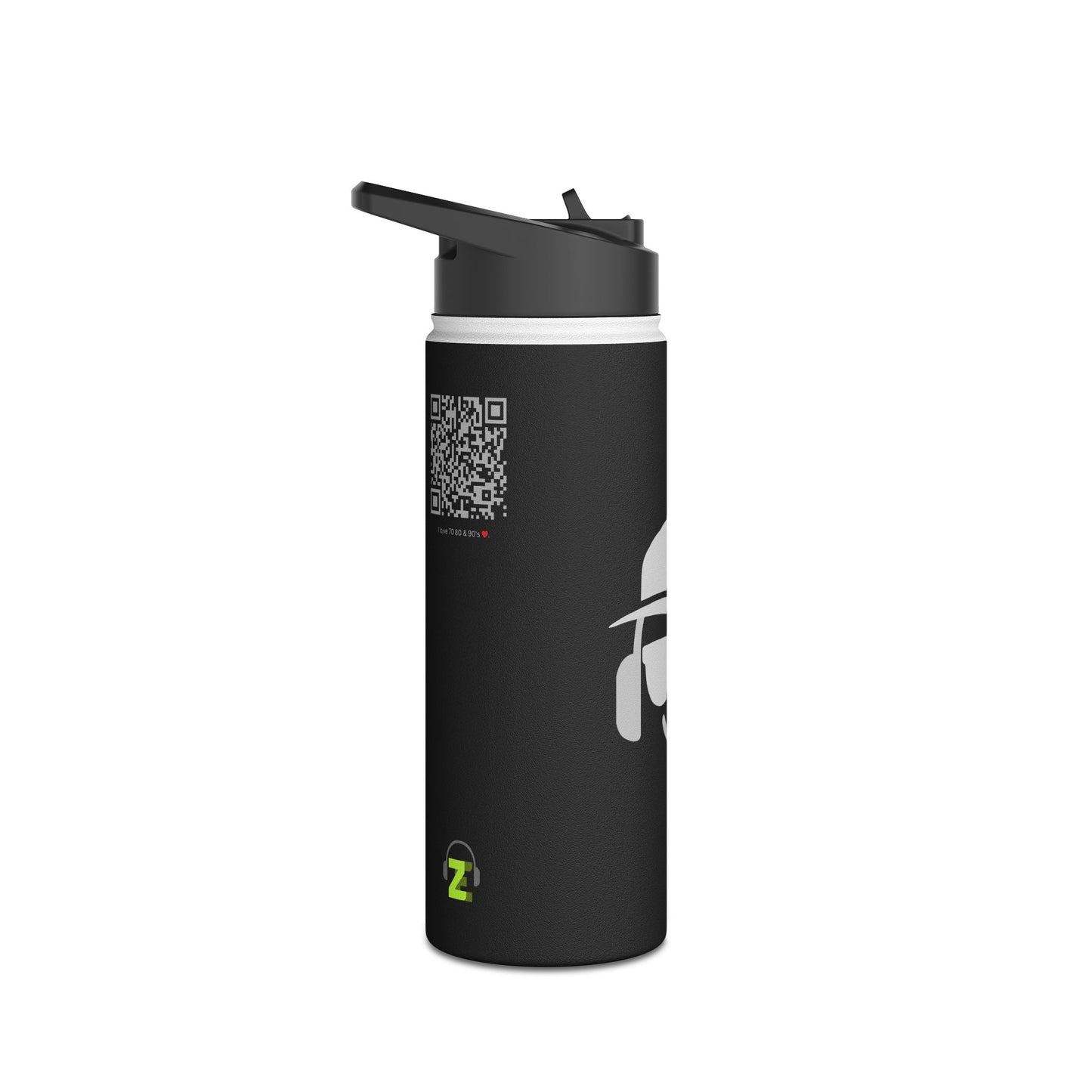 ZE | RETRO – Interactive Stainless Steel Bottle with Spotify QR Code