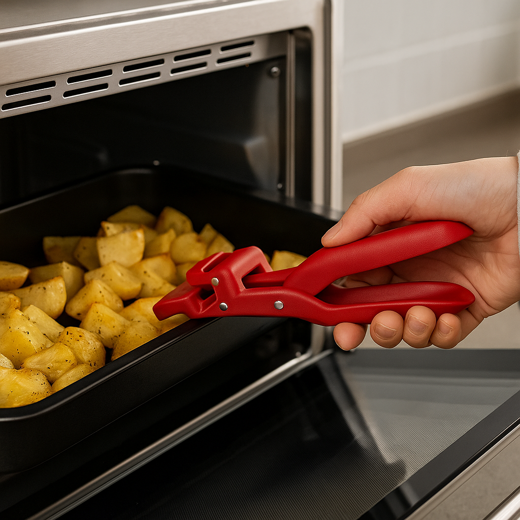 Silicone anti - Scald Kitchen Clip, One - Handed Multi - Angle, for Steaming/Bowls/Plates Clamp Kitchen Gadget