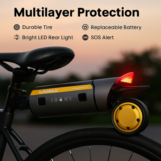 220Wh Pikaboost 2 E-Bike Rear Wheel Conversion Kit with 220Wh Battery, Electric Bike Conversion Kit with LED & App Control for Road Bikes
