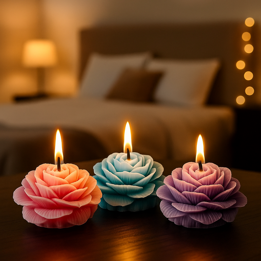 3D Peony Candle Silicone Mold DIY Relief Flower Soap Resin Plaster Mould Home Decor Chocolate Cake Ice Baking Making Tool Gifts
