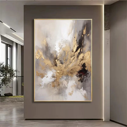 New Design Vertical Abstract Oil Painting 100% Handmade Famous Canvas Pictures Copy Blue Ocean Modern Wall Art for Home Decor