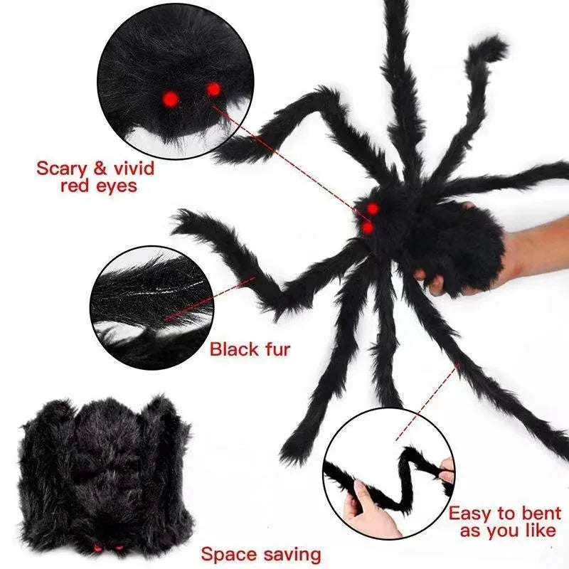 30Cm/50Cm/75Cm/90Cm/125Cm/150Cm/200Cm Horror Halloween Giant  Decoration Haunted House Party Props Halloween Decor