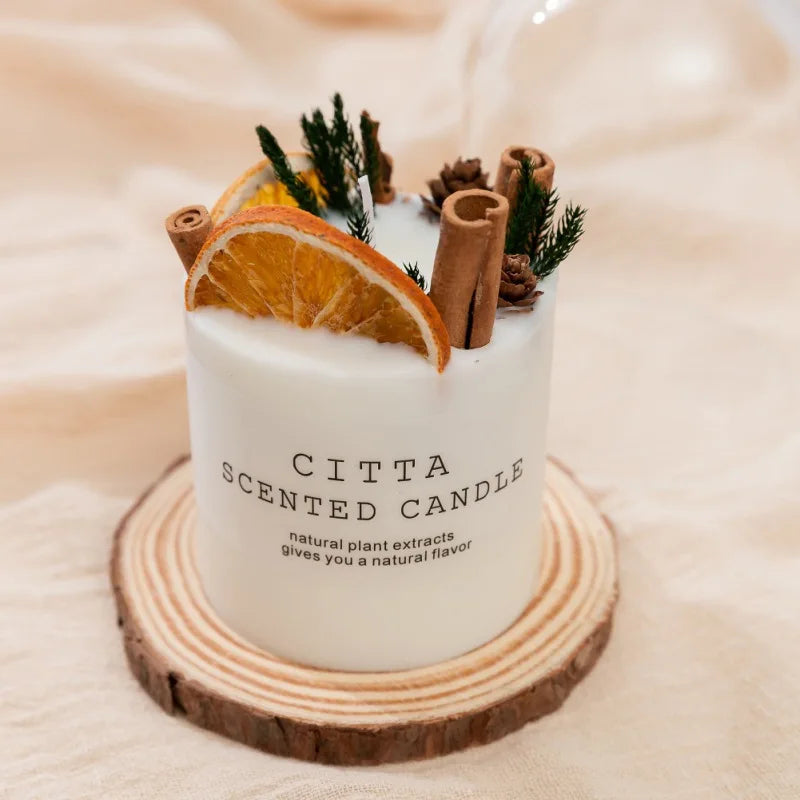 10Cm Soy Wax Scented Candle Romantic Pillar Candle Home Fragrance Decor Wedding Holiday Gift Body Relax Stress Relief Candles