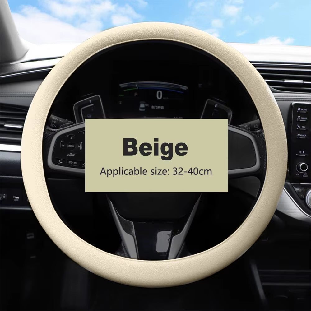 Car Universal Silicone Steering Wheel Cover Elastic Glove Cover Texture Soft Multi Auto Decoration DIY Car Accessories Tools New
