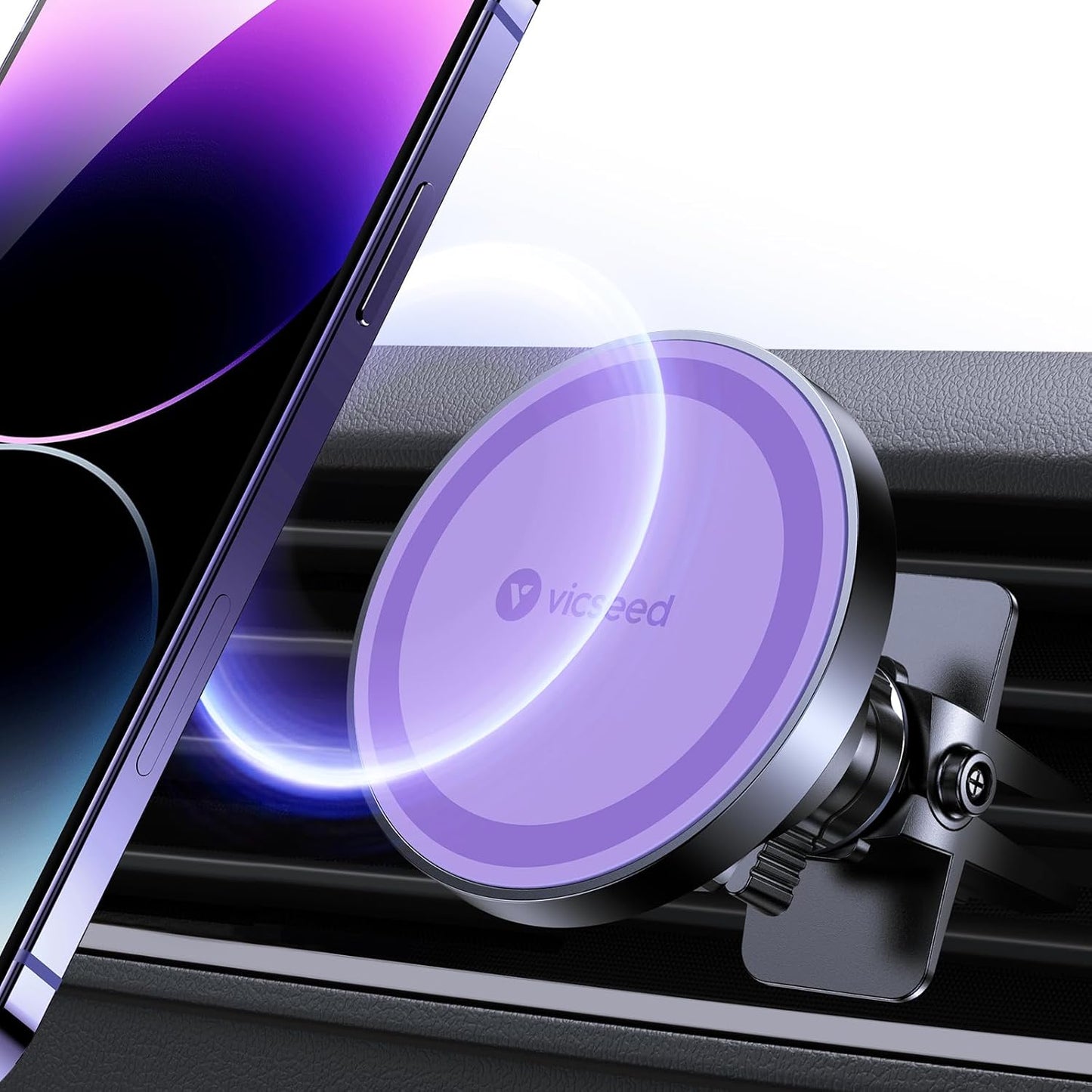 for Magsafe Car Mount [Upgraded Strongest Magnet Power] Magnetic Phone Holder for Car Vent 360 Adjustable Magnetic Car Phone Holder Mount for Iphone 16 Pro Max 15 14 13 12 plus Mini